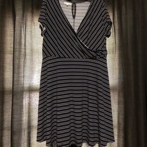 Maurices navy wrap dress